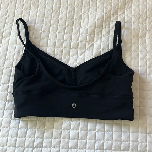 Lululemon Black Sports Bra - Picture 2 of 2